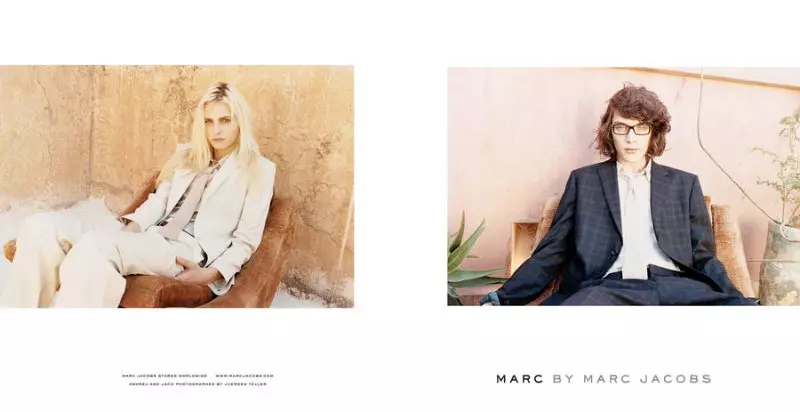 Marc by Marc Jacobs 2011 春夏廣告Juergen Teller 的 Ginta Lapina 和 Andrej Pejic