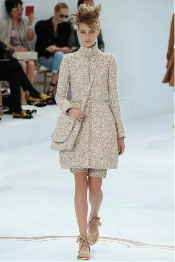 Chanel's hjerst 2014 Couture Show wurdt skulptuerlik