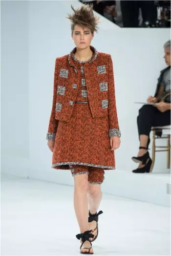 Кутюрный показ Chanel Fall 2014 становится скульптурным