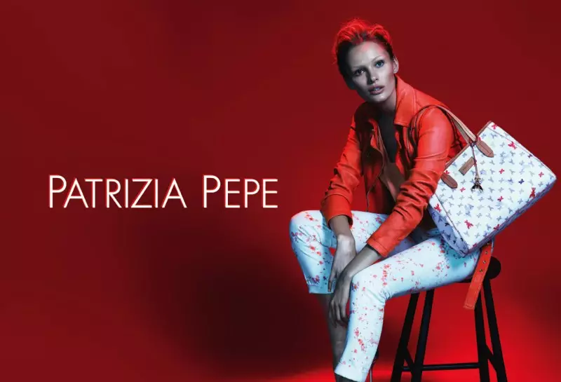 Edita Vilkeviciute ist der Star in Patrizia Pepes Frühjahrskampagne 2013 von Mert & Marcus