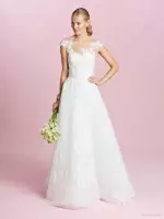 Léiríonn Bailiúchán Bridal Fall 2015 Oscar de la Renta gúna spreagtha Amal Alamuddin