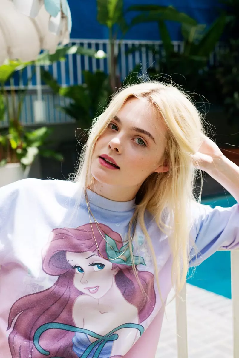 Elle Fanning medvirker i ASOS Magazine, Talks Knowing Karl Lagerfeld