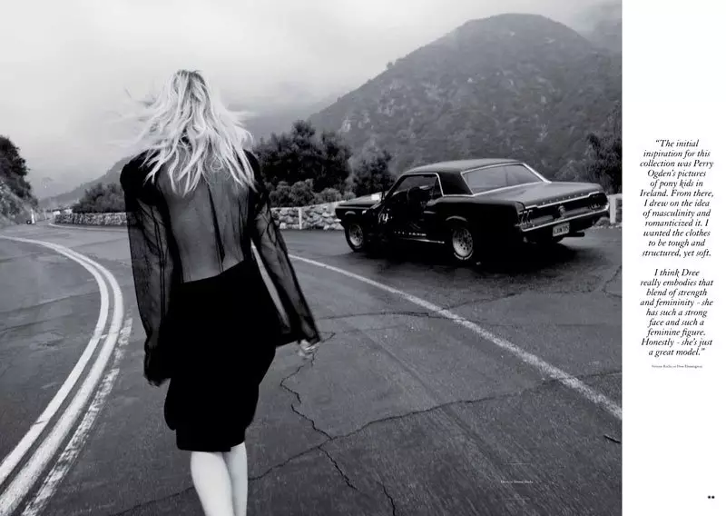 Dree Hemingway de Michael Flores para Twin #3