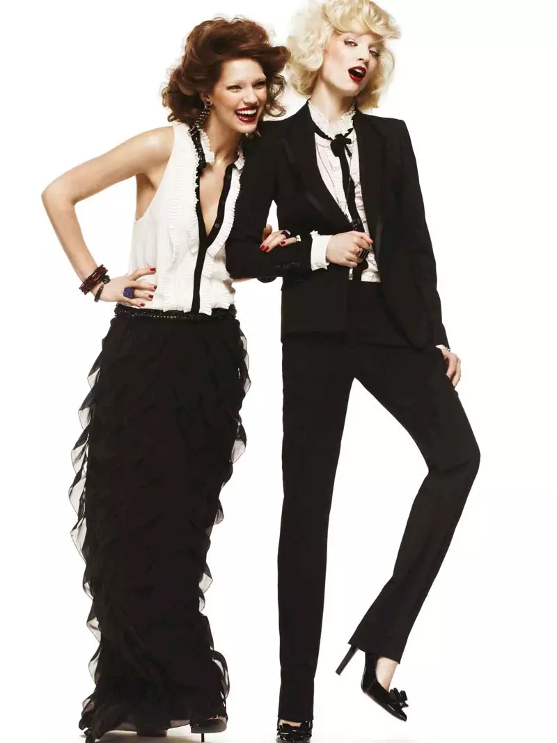 Roberto Cavalli Memilih Melissa Tammerijn dan Samantha Gradoville untuk Koleksi Musim Gugur 2012