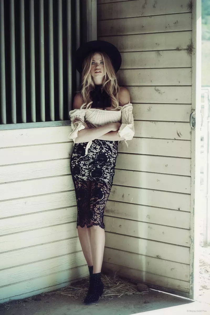 Hailey Clauson Stars in Stone Cold Fox's Western-Inspired Spring '15 Lookbook