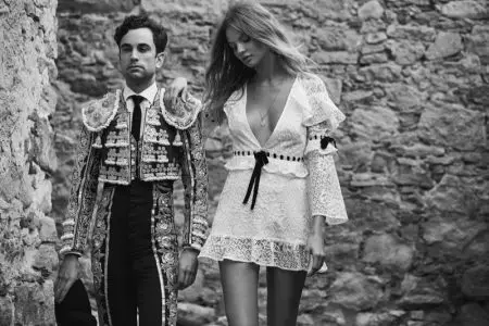 Magdalena Frackowiak Poses in For Love & Lemons' Sultry Spring 2017 Collection