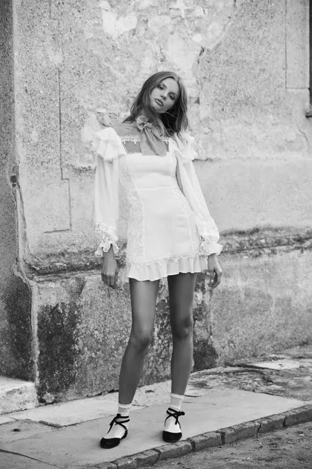 Magdalena Frackowiak Poses in For Love & Lemons' Sultry Spring 2017 Collection