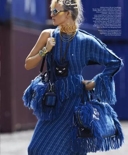 Martha Hunt Agunda Misewu mu Zigawo za Fall Statement za ELLE