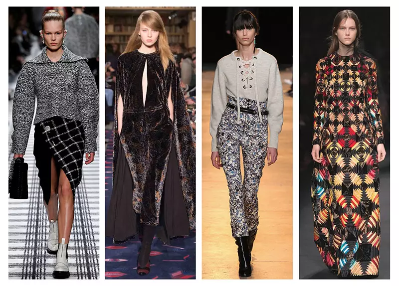 Tendenze della settimana della moda di Parigi per l'autunno 2015: pantaloni a vita alta, stampe e altro