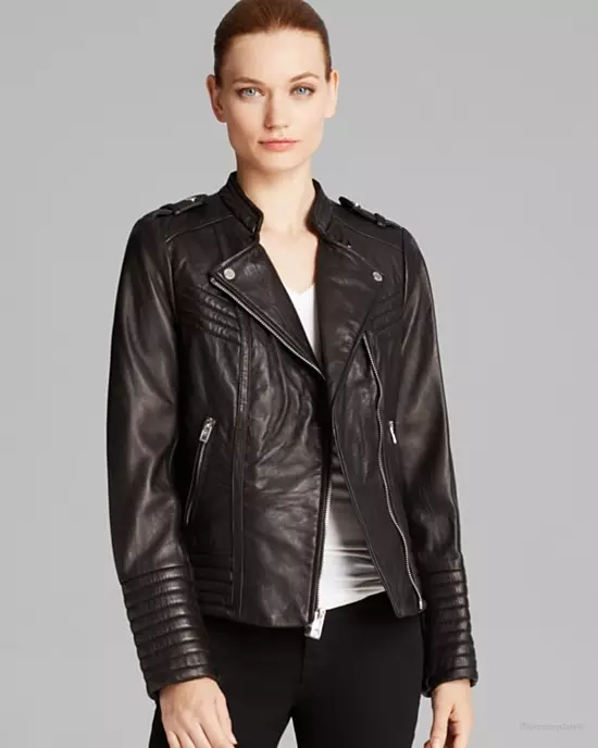 MICHAEL Michael Kors Moto Jacket Asymmetric tersedia di Bloomingdale dengan harga $405.00