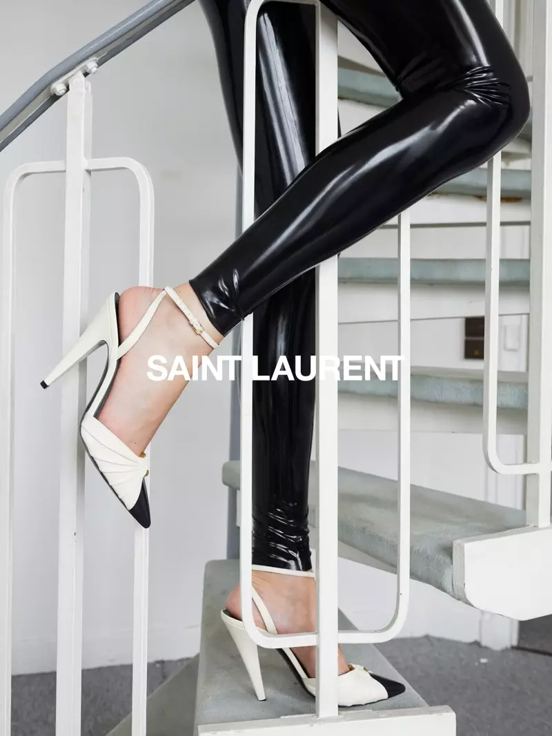 Saint Laurent koncentrējas uz papēžiem 2020. gada ziemas kampaņā.