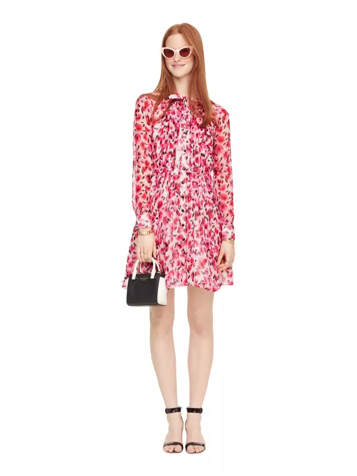 Kate Spade Mini Rose Pleated Shirtdress