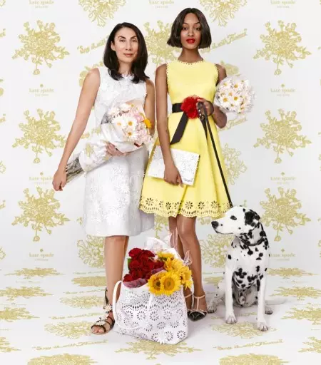 Jourdan Dunn na-eduga Kate Spade's Eclectic Spring 2016 Mgbasa Ozi