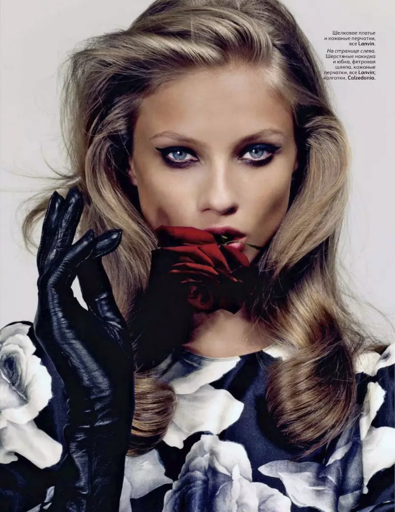 Anna Selezneva 由 Anthony Maule 為 Vogue 俄羅斯版 2011 年 9 月拍攝