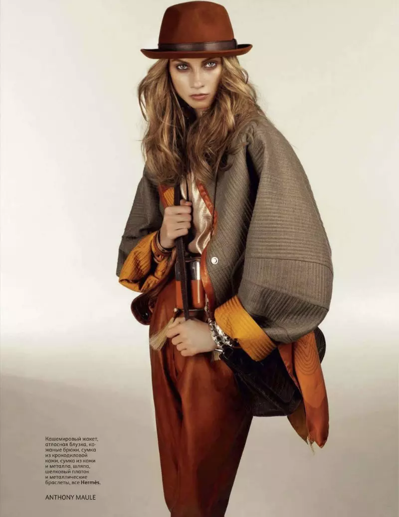 Anna Selezneva ដោយ Anthony Maule សម្រាប់ Vogue Russia ខែកញ្ញា 2011