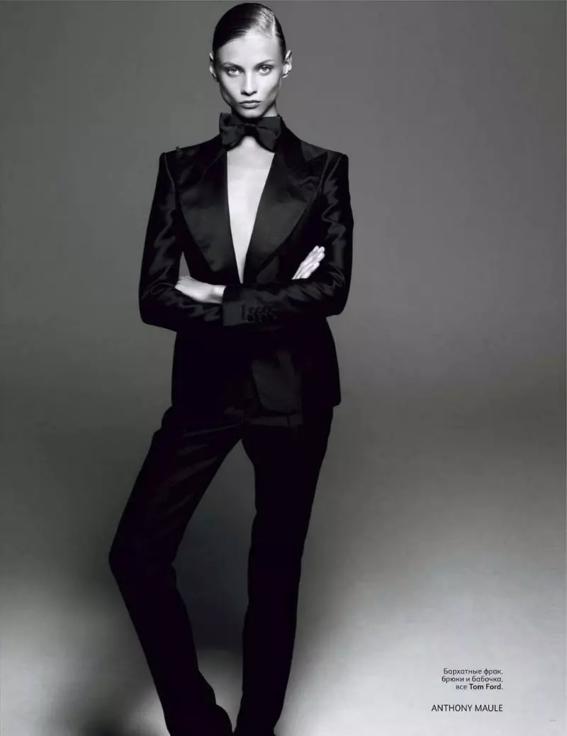 Anna Selezneva nga Anthony Maule për Vogue Rusia shtator 2011