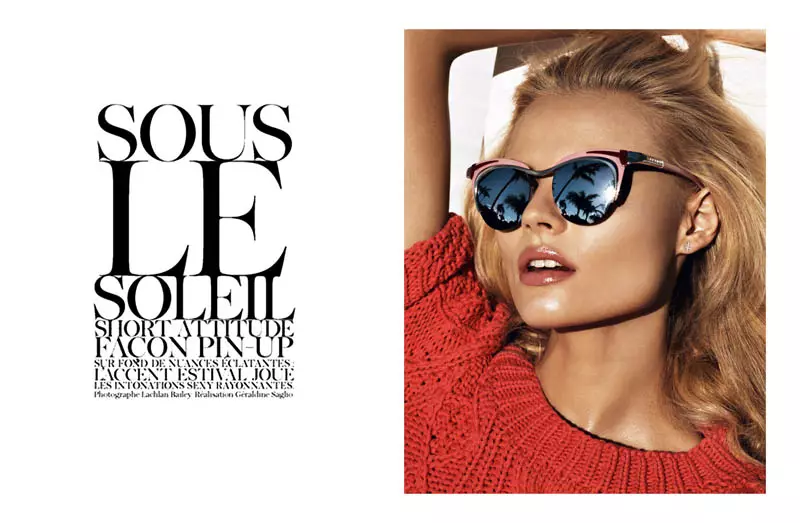 Magdalena Frackowiak ni Lachlan Bailey para sa Vogue Paris Abril 2012