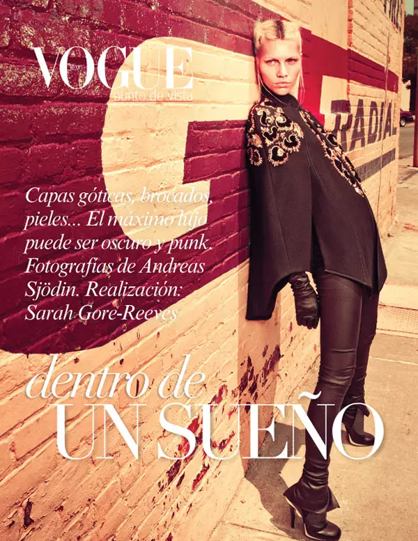 Aline Weber Dons Fashion with Edge for Vogue Mexico 2012 წლის ნოემბერი ანდრეას სიოდინის მიერ