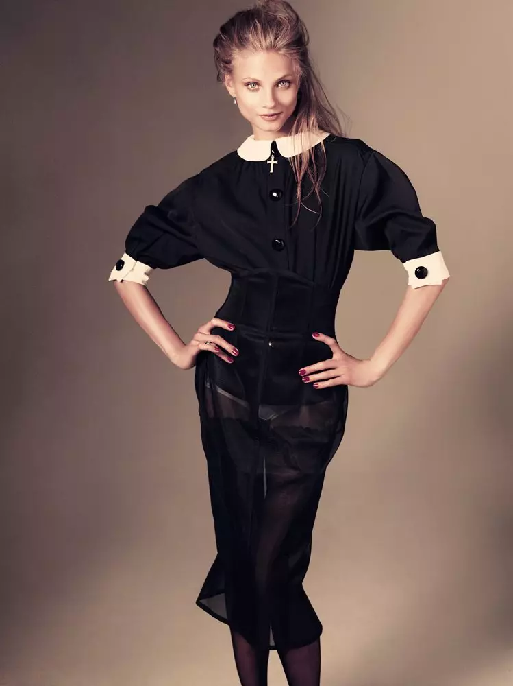 Anna Selezneva ka Andreas Sjodin bakeng sa Vogue Japane Pherekhong 2012