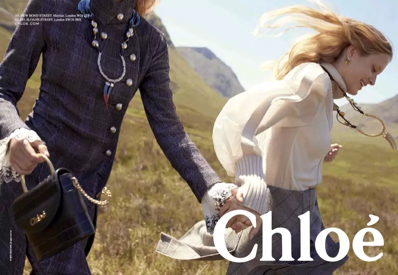 Picha kutoka kwa kampeni ya utangazaji ya Chloe Fall 2019