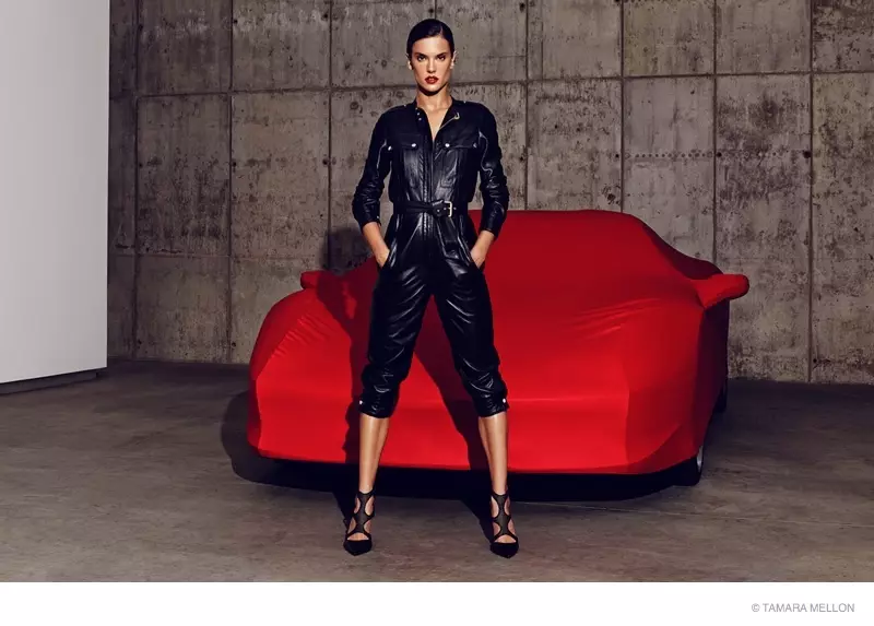 Alessandra Ambrosio for Tamara Mellon 2014 Fall Ad Campaign