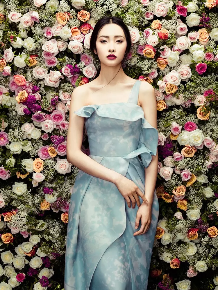 Esclusivo: Kwak Ji Young è pronto per la primavera in "The Petals" di Zhang Jingna