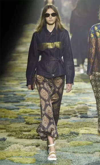 Dries Van Noten Jaro 2015: Móda se vrací k přírodě