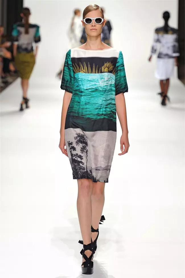 Dries van Noten Caij nplooj ntoos hlav 2012 | Paris Fashion Week