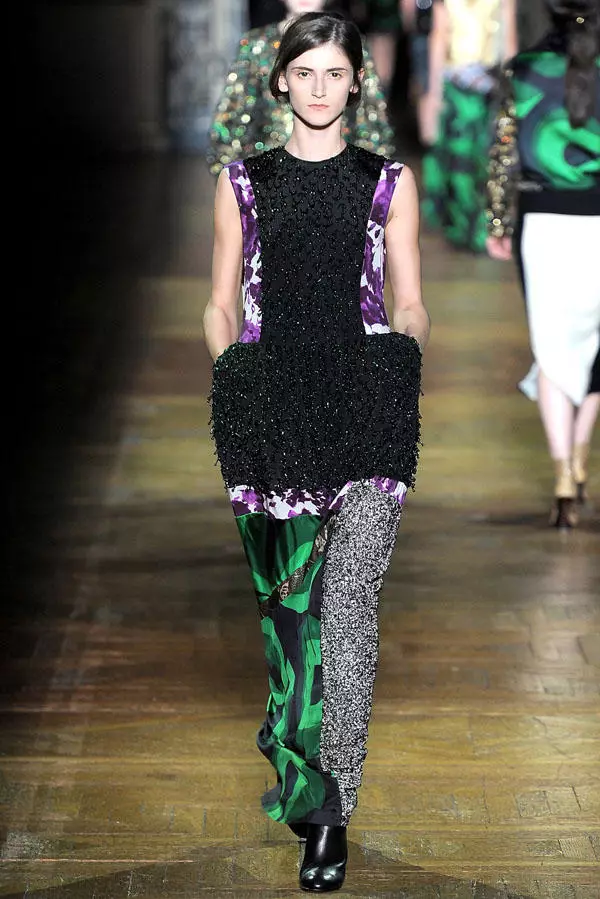 Dries Van Noten Fall 2011 | Неделя моды в Париже