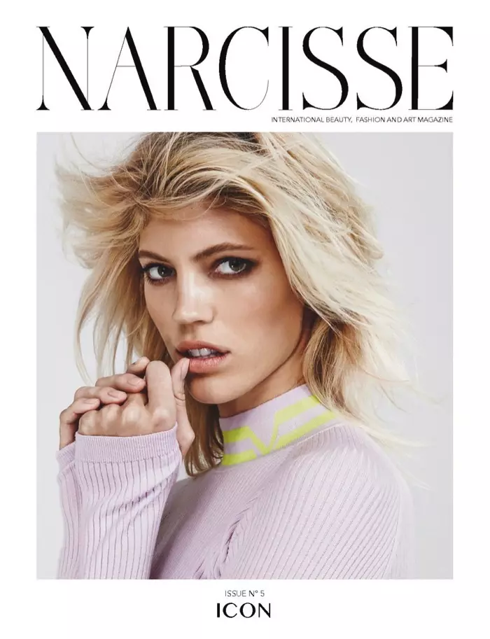 “Narcisse” Magazineurnalynyň güýz / gyş 2016 örtüginde Devon Windsor