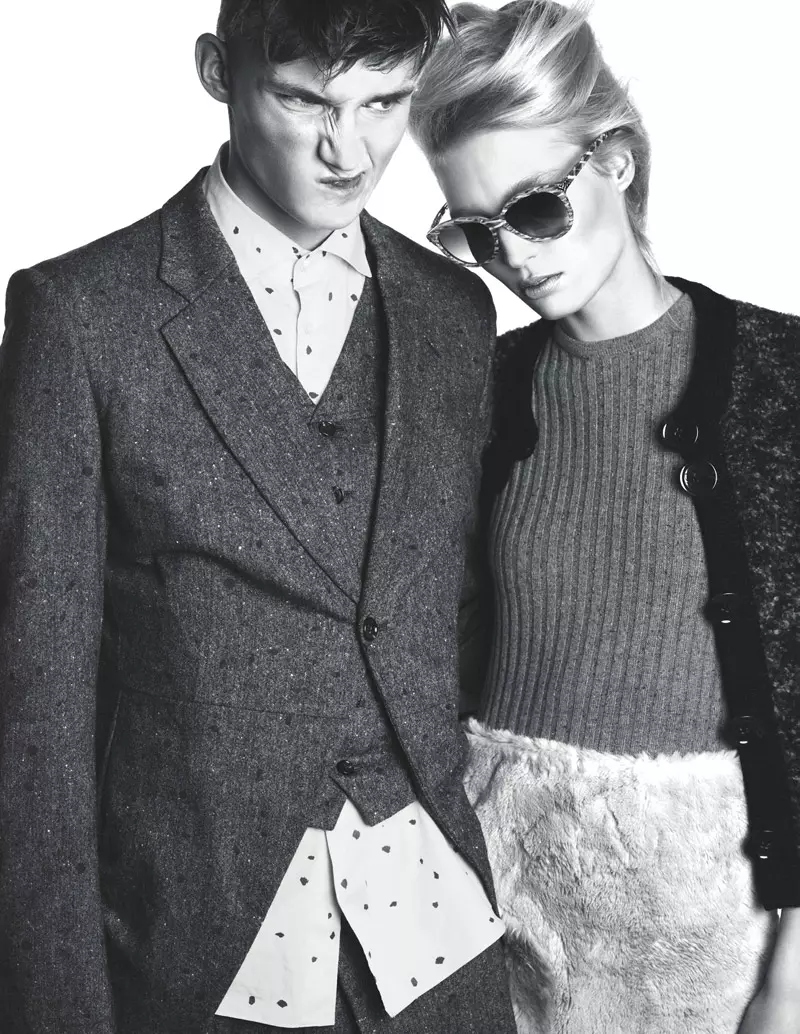 Frida Gustavsson & Melissa Tammerijn por Andreas Sjodin para Bon International Summer 2010