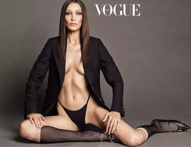 Bella Hadid Vogue Koreya 2020 Gucci Moda Redaksiyasının üz qabığı 563_14