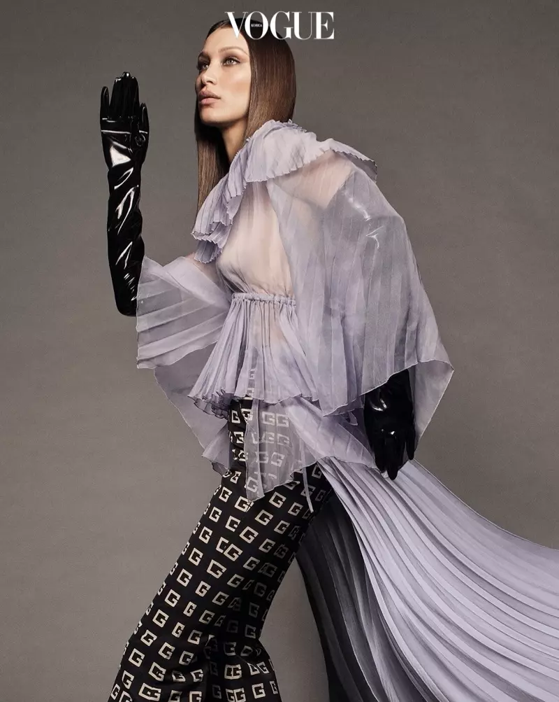 Bella Hadid Vogue Koreya 2020 Gucci Moda Redaksiyasının üz qabığı 563_17