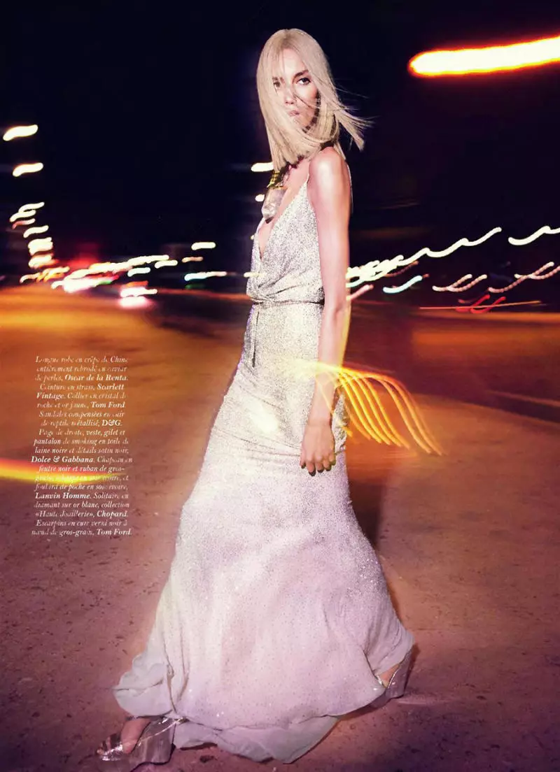 Mikael Jansson-en Anja Rubik Vogue Pariserako 2011ko maiatzean