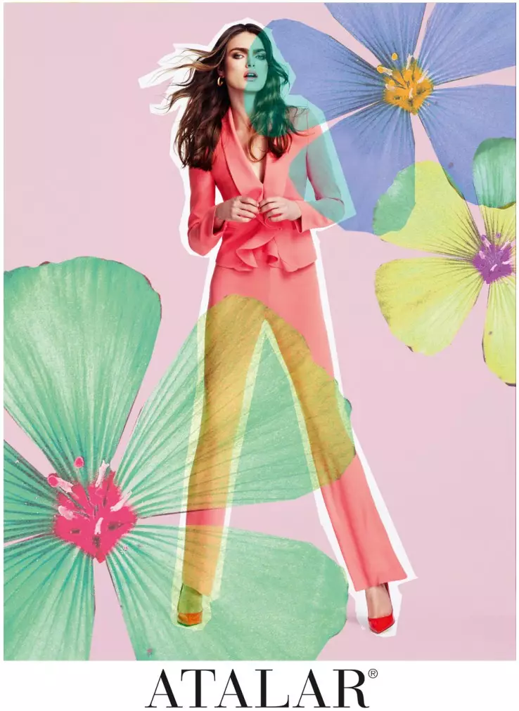 Sophie Vlaming est en fleurs pour la campagne printemps 2013 d'Atalar par Nihat Odabasi