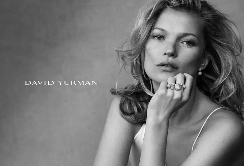 Kate Moss esale a etsa mohlala oa David Yurman ho tloha ka 2004