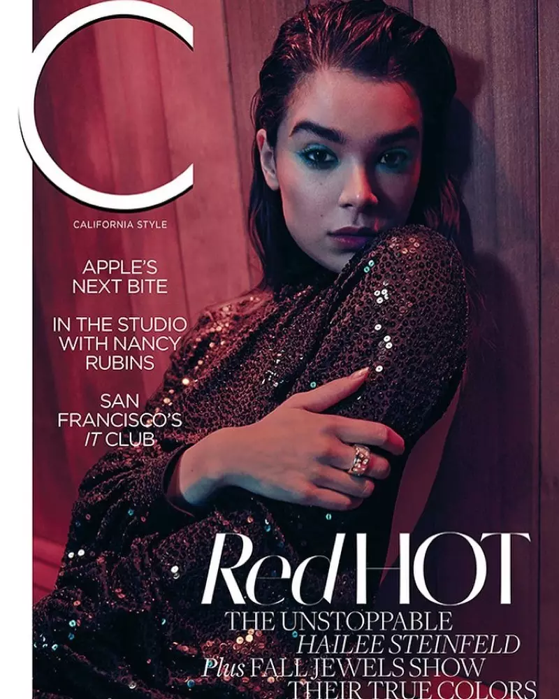 Sessão de fotos de capa da revista Hailee Steinfeld C 2018