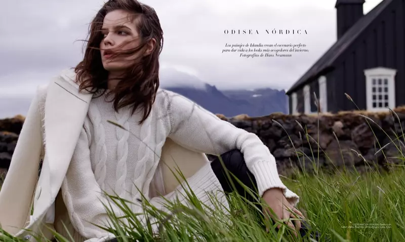 Nordic Odyssey: Hans Neumann fanger elegante vintermoter for BAZAAR Mexico