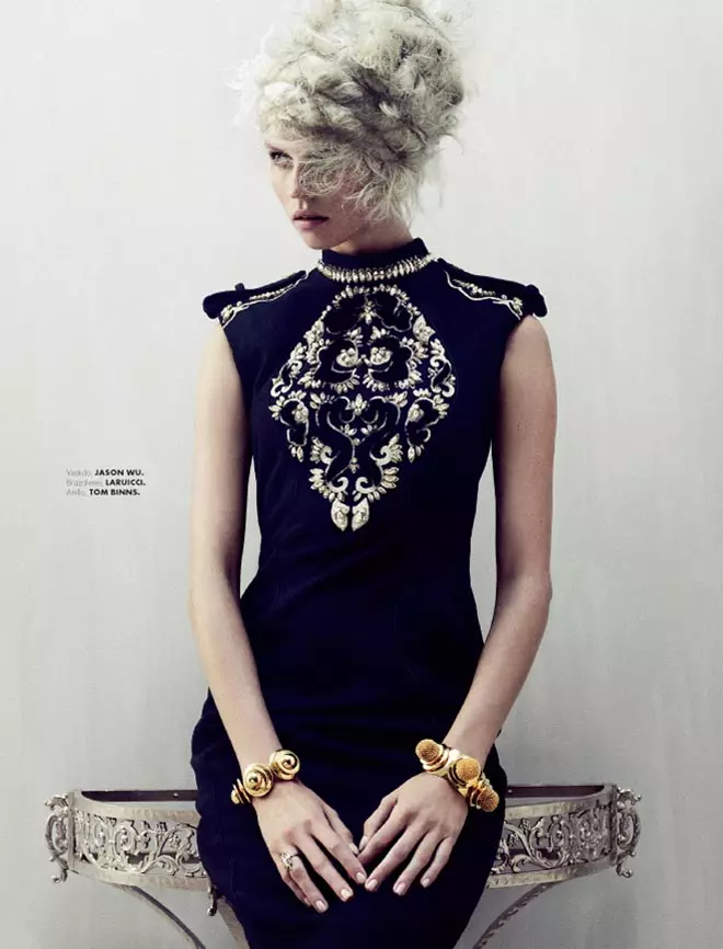 Egle Tvirbutaite is a baroque beauty for Elle Mexico December 2012 by Takahiro Ogawa