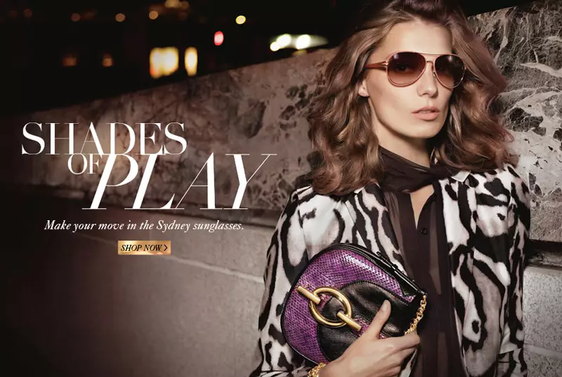 Diane von Furstenberg Kais Daria Werbowy rau lub caij nplooj zeeg 2013 Ads