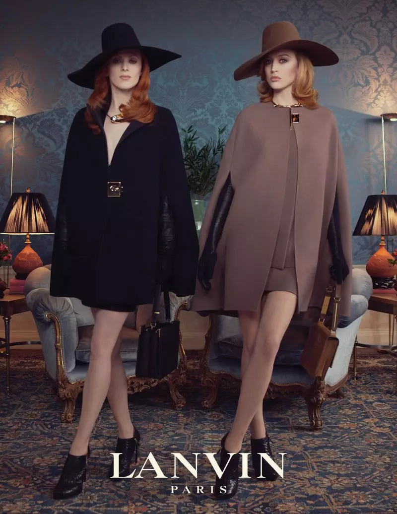 Lanvin herfst 2011 campagne | Raquel Zimmermann & Karen Elson door Steven Meisel