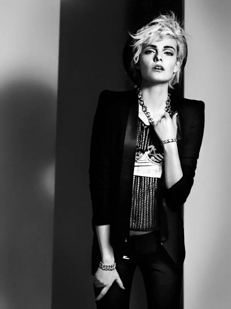Nimue Smit oponaša Madonnu u izdanju glamura u Nizozemskoj za veljaču, Philipa Richesa
