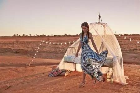 Shanina Shaik Models Western Look for Spell's Fall 2016 Collection