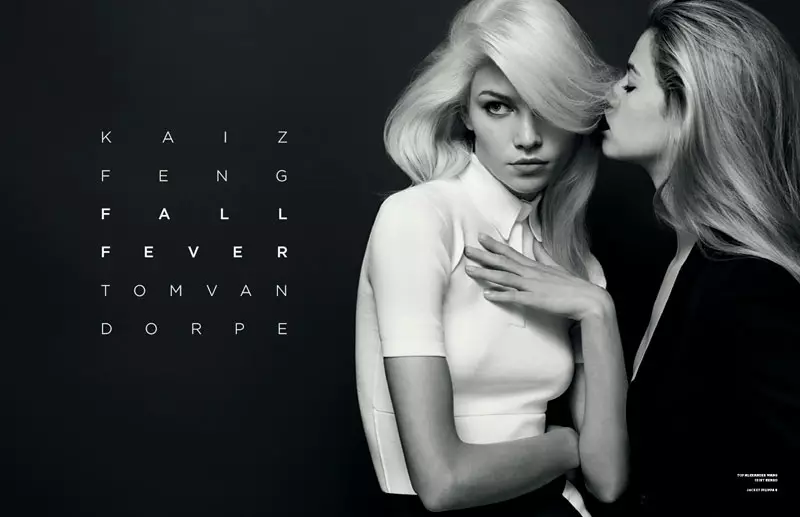 Aline Weber, Shu Pei, Hailey Clauson & Nimue Smit ໂດຍ Kai Z Feng ສໍາລັບ Stockholm S/S/A/W