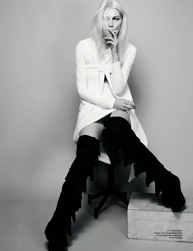 Aline Weber, Shu Pei, Hailey Clauson & Nimue Smit deur Kai Z Feng vir Stockholm S/S/A/W