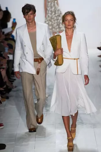 Michael Kors Caij nplooj ntoos hlav 2014 | New York Fashion Week