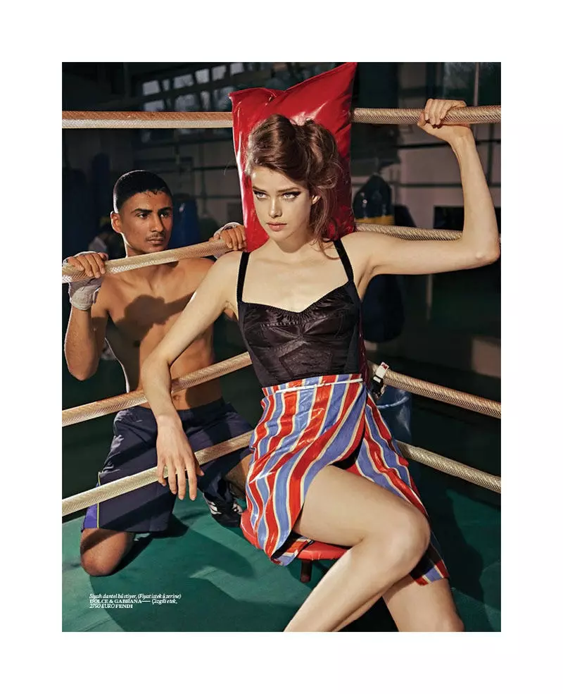 Julia Saner le Ahmet Polat do Vogue Turkey Meitheamh 2011