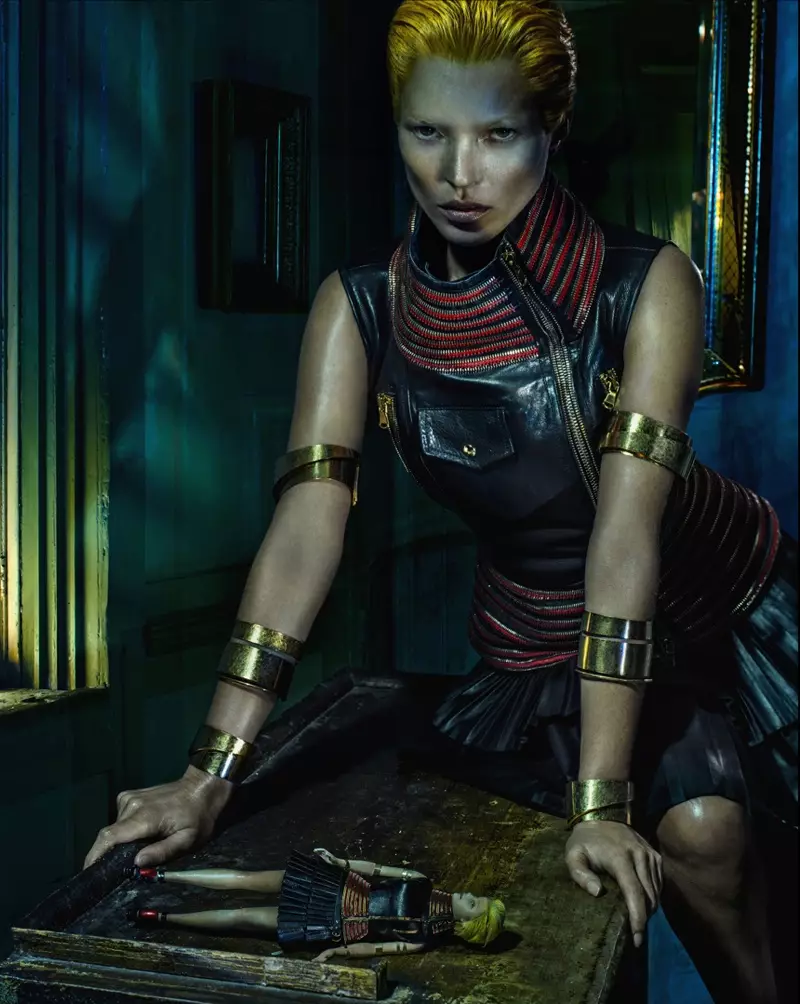 Alexander McQueen lente/zomer 2014 campagnefoto's met Kate Moss