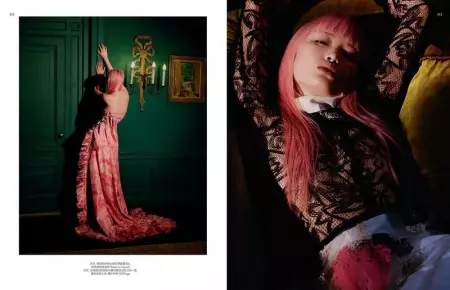 페르난다 리(Fernanda Ly)는 보그 차이나(Vogue China)의 로맨틱 반군입니다.