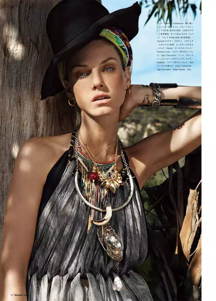 Angela Lindvall ni Matthias Vriens-McGrath para sa Numéro Tokyo Hulyo/Agosto 2011